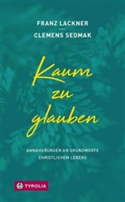 Fran Lackner, Franz Lackner, Clemens Sedmak - Kaum zu glauben