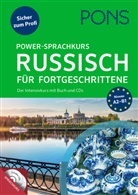 Kristina Gauß - PONS Power-Sprachkurs Russisch für Fortgeschrittene, m. 2 Audio-CDs