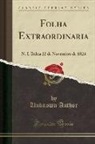Unknown Author - Folha Extraordinaria