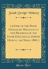 Josiah Dwight Whitney - Letter of the State Geologist Relative to the Progress of the State Geological Survey During the Years 1866-7 (Classic Reprint)