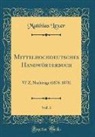 Matthias Lexer - Mittelhochdeutsches Handw&ouml;rterbuch, Vol. 3