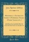 Jose Mariano Velloso, José Mariano Velloso - Memorias, e Extractos Sobre A Pipereira Negra (Piper Nigrum L.)