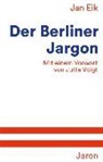 Jan Eik - Der Berliner Jargon