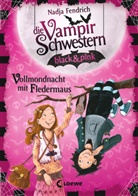Nadja Fendrich, Dagmar Henze, Loewe Kinderbücher - Die Vampirschwestern black & pink (Band 2) - Vollmondnacht mit Fledermaus