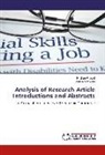 Mahsa Mansouri, Kayha Rezaei, Kayhan Rezaei - Analysis of Research Article Introductions and Abstracts
