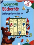 Kristin Labuch, Kristin Labuch - Stickerspaß mit dem Bücherbär. Zahlenspiele von 1 bis 10