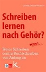 Gerheid Scheerer-Neumann - Schreiben lernen nach Gehör?