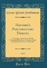Great Britain Parliament - Hansard's Parliamentary Debates, Vol. 5