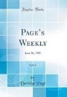 Davidge Page - Page's Weekly, Vol. 6