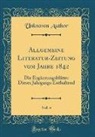 Unknown Author - Allgemeine Literatur-Zeitung vom Jahre 1842, Vol. 4