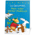 Linge Verlag, Lingen Verlag - Leo Lausemaus - Mein toller Winter-Malblock