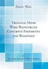 American Steel And Wire Company - Triangle Mesh Wire Reinforced Concrete Pavements and Roadways (Classic Reprint)