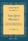 Joseph Ritson - The Quip Modest