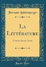 Fernand Baldensperger - La Littérature