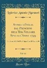 Lodovico Antonio Muratori - Annali d'Italia dal Principio dell'Era Volgare Sino all'Anno 1749, Vol. 11