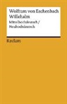 Wolfram von Eschenbach, Hors Brunner, Horst Brunner - Willehalm. Mittelhochdeutsch/Neuhochdeutsch