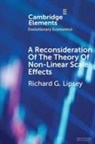 Richard G Lipsey, Richard G. Lipsey, Richard G. (Simon Fraser University Lipsey, LIPSEY RICHARD G. - Reconsideration of the Theory of Non-Linear Scale Effects