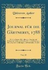 Unknown Author - Journal für die Gärtnerey, 1788, Vol. 15