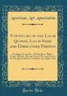 American Art Association - Furniture of the Louis Quinze, Louis Seize and Directoire Periods