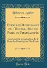 Unknown Author - Formules Medicinales de l'Hostel-Dieu de Paris, ou Pharmacopée