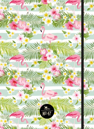 Notizbuch No. 47 - Flamingos