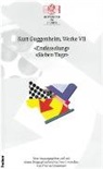 Kurt Guggenheim, Charles Linsmayer - Kurt Guggenheim, Werke VII: Entfesselung / Sieben Tage