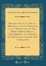 North Carolina Railroad Company - Proceedings of the Annual Meeting of the Stockholders of the North Carolina Rail Road Company, Held in Hillsborough, on Thursday and Friday, the 13th and 14th of July, 1854 (Classic Reprint)