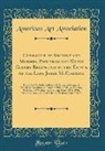 American Art Association - Catalogue of Ancient and Modern Paintings and Water Colors Belonging to the Estate of the Late James McCormick
