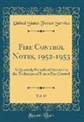 United States Forest Service - Fire Control Notes, 1952-1953, Vol. 13