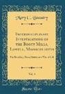 Mary C. Beaudry - Interdisciplinary Investigations of the Boott Mills, Lowell, Massachusetts, Vol. 3