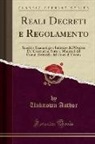 Unknown Author - Reali Decreti e Regolamento