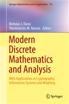 Nicholas Daras, Nicholas J. Daras, Nichola J Daras, Nicholas J Daras, M Rassias, M Rassias... - Modern Discrete Mathematics and Analysis