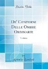 Antonio Bordoni - De' Contorni Delle Ombre Ordinarie