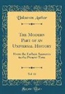 Unknown Author - The Modern Part of an Universal History, Vol. 11