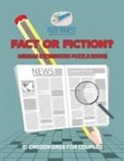 Puzzle Therapist - Fact or Fiction? | Medium Crossword Puzzle Books | 81 Crosswords for Couples
