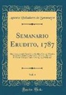Antonio Valladares De Sotomayor - Semanario Erudito, 1787, Vol. 4