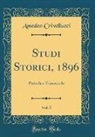 Amedeo Crivellucci - Studi Storici, 1896, Vol. 5