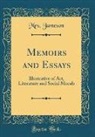 Mrs Jameson, Mrs. Jameson - Memoirs and Essays
