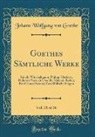 Johann Wolfgang von Goethe - Goethes Sämtliche Werke, Vol. 31 of 36