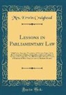 Mrs. Erwin Craighead - Lessons in Parliamentary Law