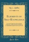 R. C. Dallas - Elements of Self-Knowledge