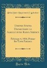 United States Department Of Agriculture - United States Department of Agriculture Radio Service