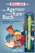 Harry Voß, Voss  Harry - Ben & Lasse - Das Agenten-Knobel-Rate-Buch, m. Geheimstift