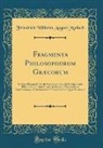 Friedrich Wilhelm August Mullach - Fragmenta Philosophorum Græcorum