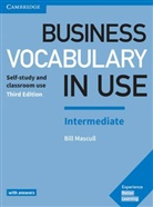 Bill Mascull - Business Vocabulary in Use: Intermediate Third Edition - Wortschatzbuch + Lösungen
