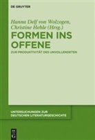 Hann Delf von Wolzogen, Hanna Delf von Wolzogen, Hehle, Hehle, Christine Hehle - Formen ins Offene