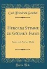 Carl Friedrich Göschel - Herolds Stimme zu Göthe's Faust