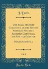 J. Davis - The Royal Military Chronicle, or the British Officer's Monthly Register, Chronicle, and Military Mentor, Vol. 1