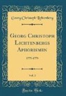 Georg Christoph Lichtenberg - Georg Christoph Lichtenbergs Aphorismen, Vol. 3