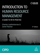 Janet Fletcher, Fletcher Janet, Charles Leatherbarrow, Leatherbarrow Charles - Introduction to Human Resource Management:
